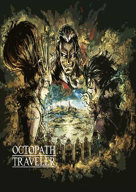 Octopath Traveler Game Art