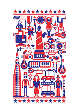 New York City Icons Collage