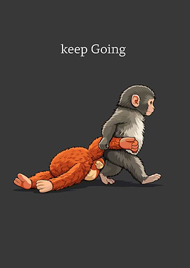 Monkey Helping Another Monkey