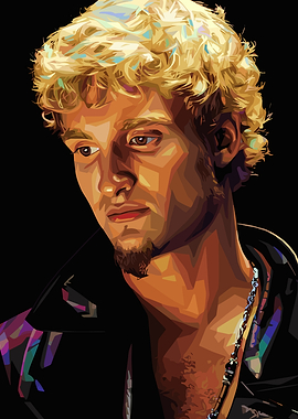 Layne Staley Vector Art Portrait