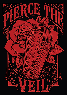 Pierce The Veil Coffin Rose
