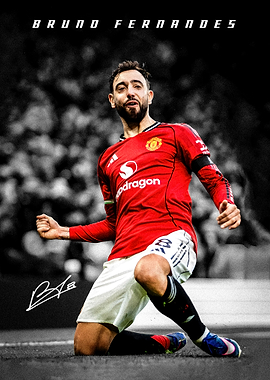 Bruno Fernandes Manchester United Celebration