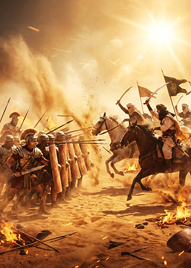 Ancient Battle in the Desert