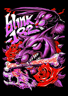 Blink-182 Wolf and Bunny Artwork