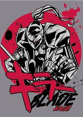 Samurai Warrior with Blade Rage