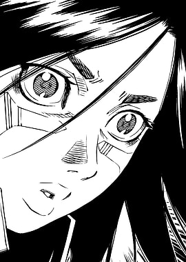 Close-up Manga Eyes