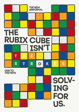 The Strokes Rubik's Cube Poster