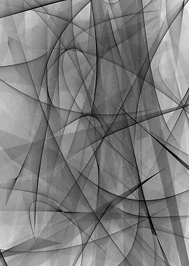 Abstract Black and White Geometric Lines