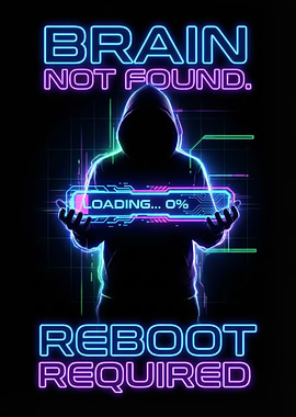 Hacker Brain Reboot Loading