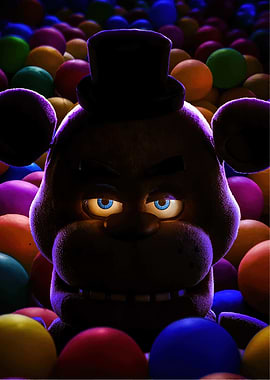 Freddy Fazbear in a Ball Pit