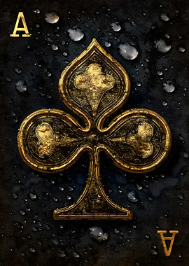 Ace of Clubs Playing Card