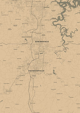 Springdale and Fayetteville, Arkansas