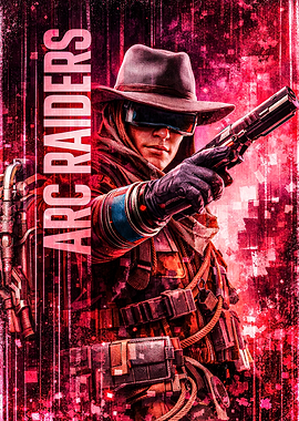 Arc Raiders Sci-Fi Character with Gun