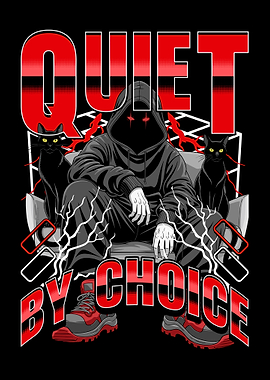 Silent Grind – Quiet by Choice Hoodie Design