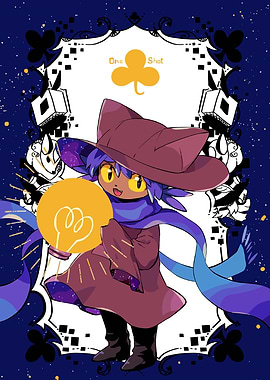 Niko holding a lightbulb
