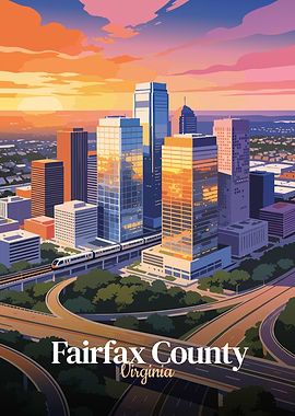 Fairfax County Virginia Skyline