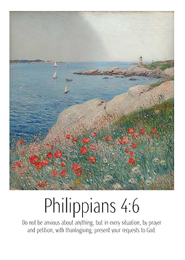 Philippians 4:6 Lighthouse Landscape