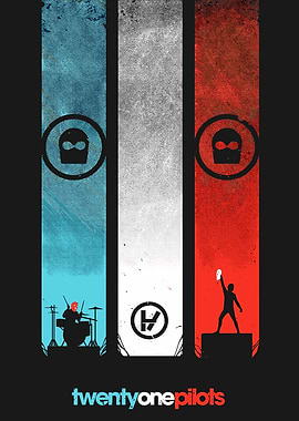 Twenty One Pilots Band Poster