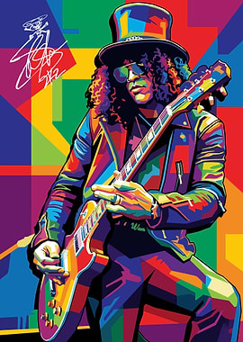 Slash Playing Guitar