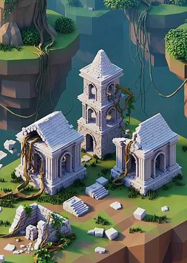 Ruins on Floating Islands