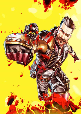 Apex Legends Fuse Character Art