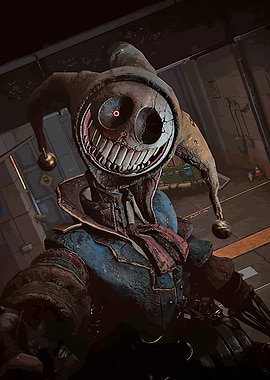 Creepy Jester Character