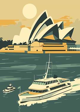 Sydney Opera House and Ferries