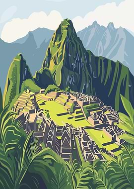 Machu Picchu Landscape