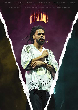 J. Cole The Fall Off Album Art
