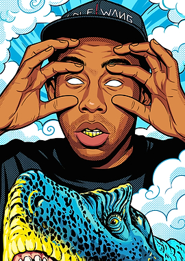 Tyler, The Creator with Dinosaur