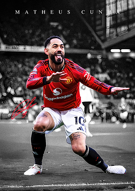 Matheus Cunha Manchester United Celebration