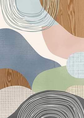 Abstract Organic Shapes and Textures