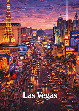 Las Vegas Strip at Dusk