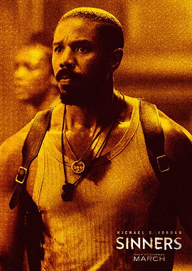 Michael B. Jordan in Sinners Movie Poster