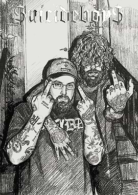 Suicideboys Sketch with Text