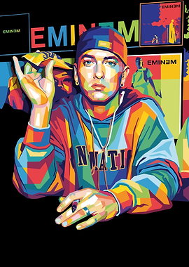 Eminem Pop Art Portrait