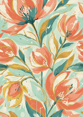Abstract Floral Pattern