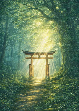 Enchanted Forest Torii Gate