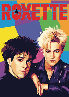 Roxette Pop Art Portrait