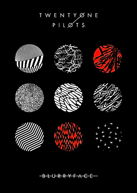 Twenty One Pilots Blurryface Album Art