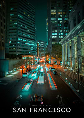 San Francisco Cityscape at Night