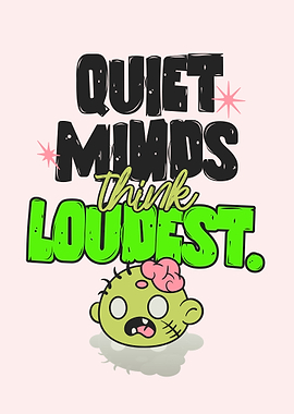 Funny Zombie Quote Art