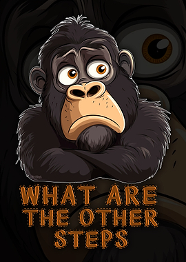 Sad Gorilla Asks What Are The Other Steps