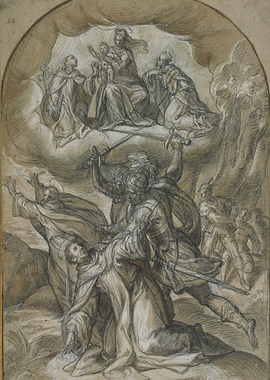 Religious Scene with Madonna and Child