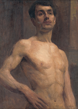 Nude Male Figure Study