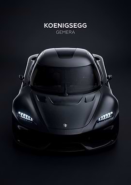 Car Koenigsegg Gemera Black