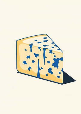 Slice of Blue Cheese