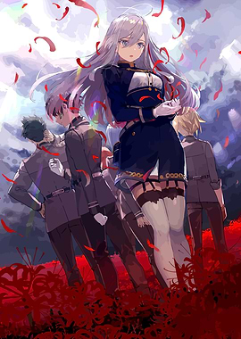 Anime 86 Characters in Military Uniforms