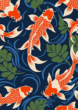 Koi Fish Pattern