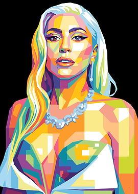 Lady Gaga Pop Art